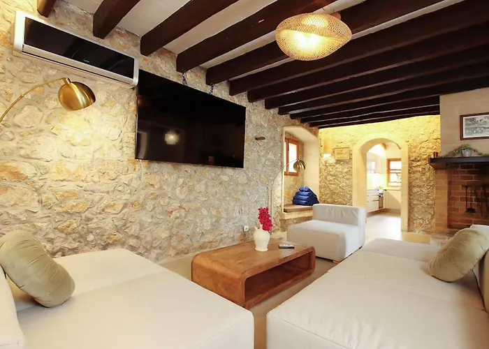 Rustic House Recently Renovated With Views To The Mountains By Renthousing Pollença